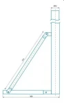 CSAT ST900 / Stojan pre reproduktor / kovová trojnožka / výška 90 cm (ST900)