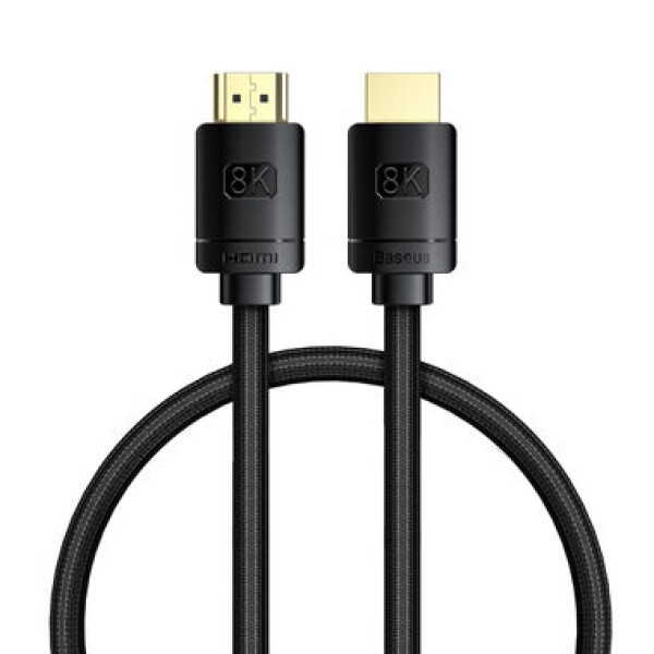 Baseus WKGQ040001 Kábel HDMi 2.1 (M) - HDMI 2.1 (M) 0.5 m čierna / 8K / 60Hz (WKGQ040001)