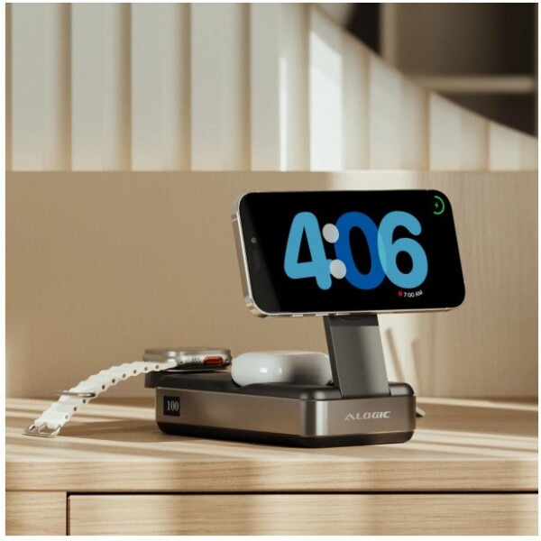 Alogic Alogic Roam 6-in-1 Powerbank 21.000 mAh with Qi2 + 100W USB-C