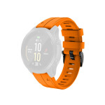 RhinoTech Náhradný remienok pre Garmin QuickFit športový 26mm oranžová / silikónový (RTSS-028-OR)