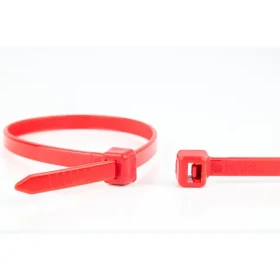 WKK červená / Sťahovacia páska / uvoľniteľná / 300x3,6 mm / 100 ks (110194271)