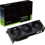 ASUS PROART-RTX4070TI-O12G / 2760 MHz / 12GB GDDR6X / 192bit / 1x HDMI + 3x DP / --W (16) (90YV0J30-M0NA00)