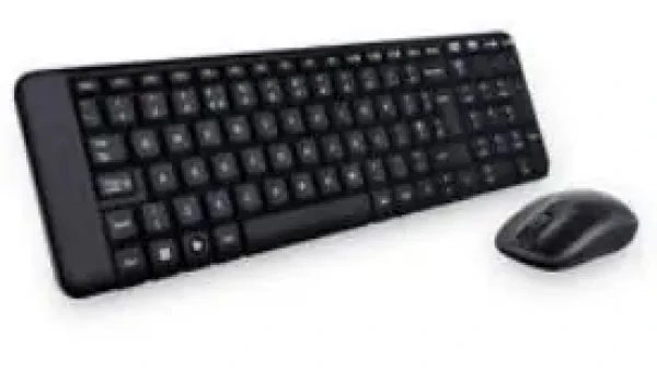 Logitech Wireless Desktop MK220 HU / bezdrôtová klávesnica + myš / USB / Čierna / HU (920-003167)