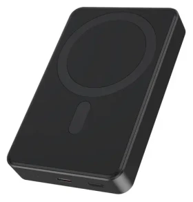 Gembird PB10-WPC15M-01 čierna / Powerbanka / 10000 mAh / bezdrôtové nabíjanie / magnetické uchytenie / 20 W (PB10-WPC15M-01)