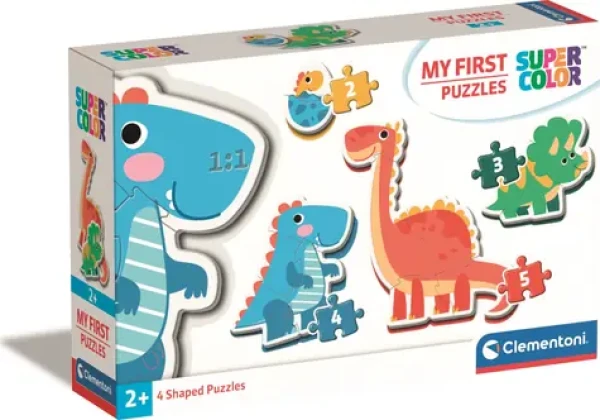 Clementoni Moje prvé PUZZLE Dinosaury 4v1