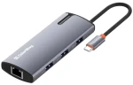 Colorway USB Hub 6v1 / USB hub / 1x USB-C / 4X USB-A / 1x RJ45 (CW-HUB03)