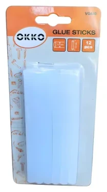OKKO Tavné lepiace tyčinky transparentné / 7,2x100 mm / 12 ks (VG440)