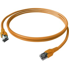 Easylan CP1KOBOBO0075 RJ45 sieťové káble, prepojovacie káble CAT 6A S/FTP 7.50 m oranžová dvojžilový tienený, bez halogénov, samozhášavý 1 ks; CP1KOBOBO0075