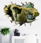 Veselá Stena Samolepka Nahnevaný Hulk z Avengers