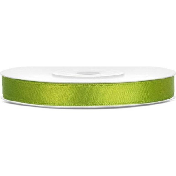Svetlozelená stuha 6 mm x 25 m (1 ks) TS6-102J dortis - PartyDeco