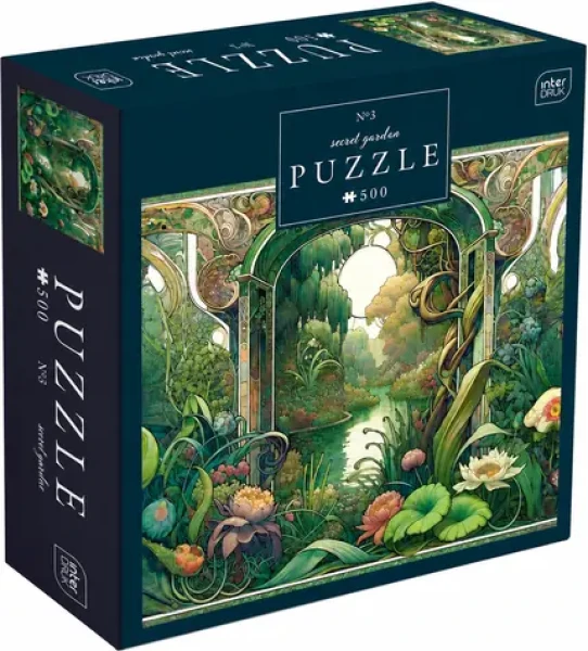INTERDRUK Puzzle Secret Garden: Zabudnutá záhrada