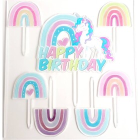 Zápich do torty Unicorn 7 ks - Cakesicq - Cakesicq