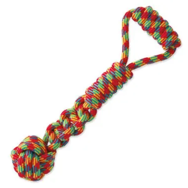 Dog Fantasy Hračka - preťahovadlo madlo a lopta 37cm (124-12048)