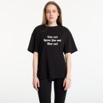 Tričko Palm Angels Statement Regular T-Shirt UNISEX Black/ Off White L