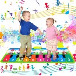 MalPlay INTERAKTÍVNA TANEČNÁ PODLOŽKA PRE DETI S 8 ZVIERATKAMI A NAHRÁVANÍM