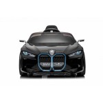 Mamido Mamido Elektrické autíčko BMW i4 čierne 12V7Ah EVA kolesá ECO Koža