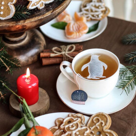 TEA HERITAGE Vianočný čaj Penguin 5 ks