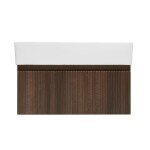 Kúpeľňová skrinka s umývadlom SAT Evolution 78x30x44,8 cm orech mat SATEVO80NAU2 SATEVO80NAU2