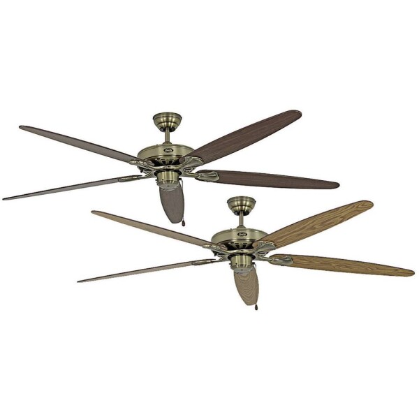 CasaFan CLASSIC ROYAL 180 MA stropný ventilátor, 61 W, (Ø x v) 180 cm x 275 mm, starožitná mosadz, 518001; 518001