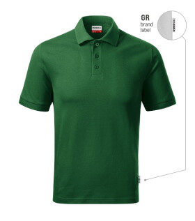 Resist Heavy Polo Tričko pánske fľaškovo zelené 06 (štítok značky) 4XL