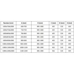 MEXEN/S - Velár sprchovací kút 100 x 90, transparent, biela 871-100-090-01-20