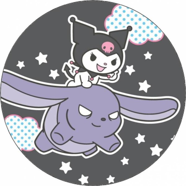 Jedlý papier Kuromi na príšeru 19,5 cm - Pictu Hap - Pictu Hap