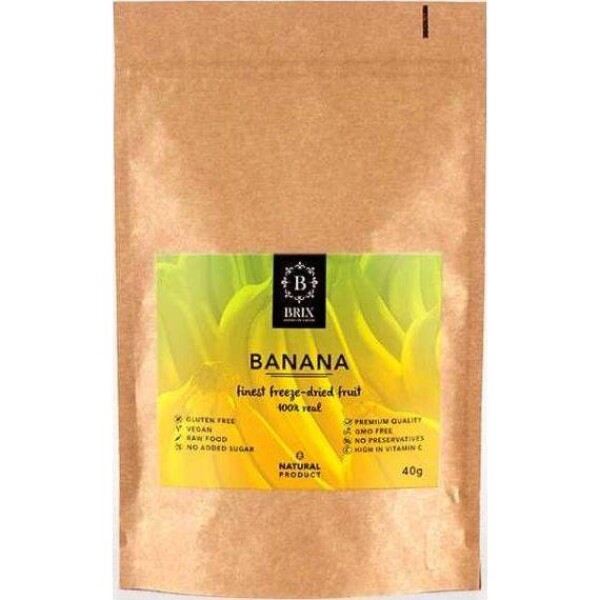 Lyofilizovaný banán Brix (40 g) - dortis - dortis