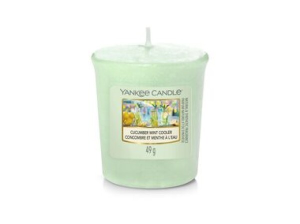 Yankee Candle Cucumber Mint Cooler vonná sviečka votívna 49g / doba horenia: až 15h (5038581149035)