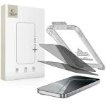 Tech-Protect Quick Set Spy+ Privacy číre / Ochranné sklo / Apple iPhone 16 Pro / Privacy / 2ks
