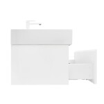 Kúpeľňová skrinka s umývadlom SAT B-WAY 119x30x45 cm biela lesk BWAY120WU2BB BWAY120WU2BB