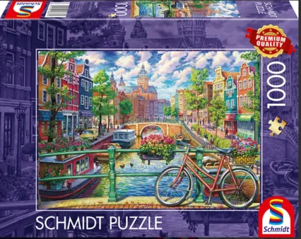 Schmidt Puzzle Kúzlo amsterdamského kanála