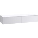 CERANO - Kúpeľňová skrinka pre umývadlá na dosku Noira - biela matná - 150x28x48 CER-8050BD7615