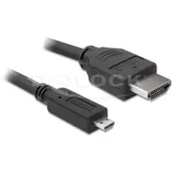 DeLock HDMI 1.4 kábel A/D samec/samec, dĺžka 1 meter (82661)
