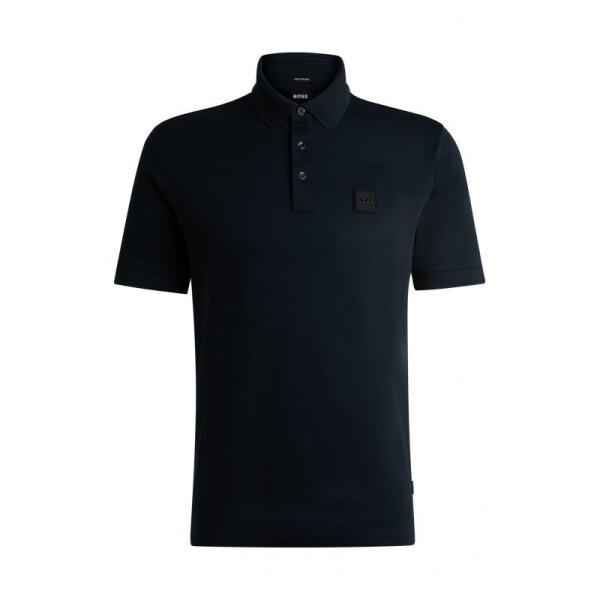 Pánske polo tričko BOSS Parlay 143 BLU klasického regular strihu v tmavomodrej farbe (50515596-405) XL