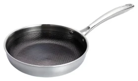 Panvica s nepriľnavým povrchom MR-1224-26 / Panvica / 26 cm / nerez, hliník / indukcia / do rúry 260°C (MR-1224-26)