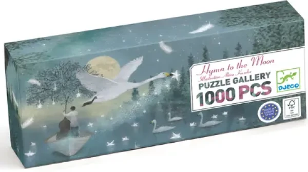 DJECO Panoramatické puzzle Óda na Mesiac