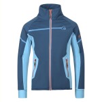 Dětská softshellová bunda Progress Coolio JKT petrol/světle modrá 128/134 EUR