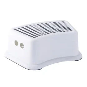 MSV PINS stupienok biely / šedé / protišmykové bodky / do 60 Kg (3700703930167)