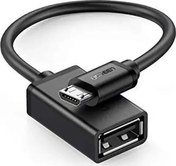 Ugreen US133 Adaptér Micro USB (M) - USB-A (F) 0.15m čierna (6957303813964)