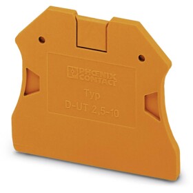 End cover D-UT 2,5/10 OG 3047219 Phoenix Contact; 3047219
