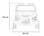 Mamido Detské elektrické autíčko Land Rover Defender 110 SVX Concept červené