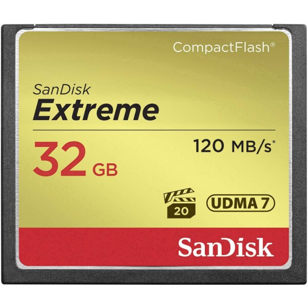 SanDisk Extreme® CF pamäťová karta 32 GB; SDCFXSB-032G-G46