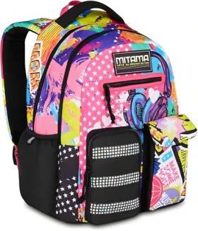 Mitama New PLUS Music Sticker / Školský batoh / 30 l / dvojkomorový / ergonomický chrbát (64739)