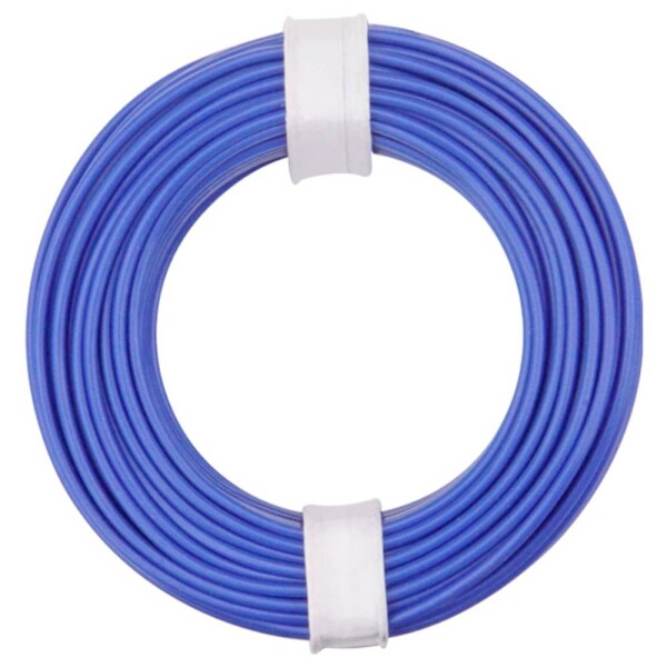 Donau Elektronik 175-012 opletenie / lanko LiY 1 x 0.75 mm² + 1 x 0.75 mm² modrá 1 ks; 175-012