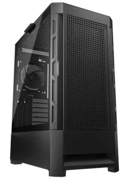 COUGAR Airface čierna / PC skriňa / E-ATX / ATX / micro-ATX / mini-ITX / priehľadná bočnica / bez zdroja (CGR-5ZD1B-AIR)