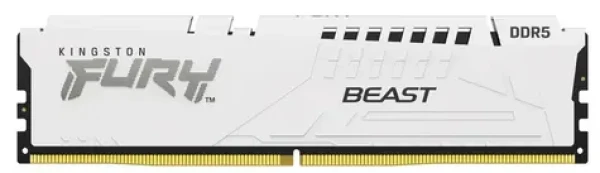 Kingston Fury Beast White 32GB (1x32GB) DDR5 6000MHz EXPO/CL36/DIMM/On-Die ECC/EXPO/XMP/1.35V (KF560C36BWE-32)