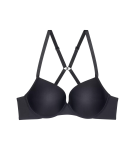 PURE MICRO - Hodvábne jemná podprsenka s neviditeľnými švami Triumph BLACK 85C