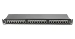 Lanberg PPS6-1024-B čierny / Patch panel / 24 portov / RJ-45 / Cat6 STP / 1U / 19" (PPS6-1024-B)