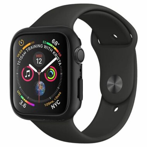 Spigen Thin Fit ochranný kryt pre Apple Watch 6 amp; SE amp; 5 amp; 4 44 mm čierna (062CS24474)