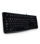 Logitech K120 US čierna / klávesnica / drôtová / USB kábel / dopredaj (920-002644)